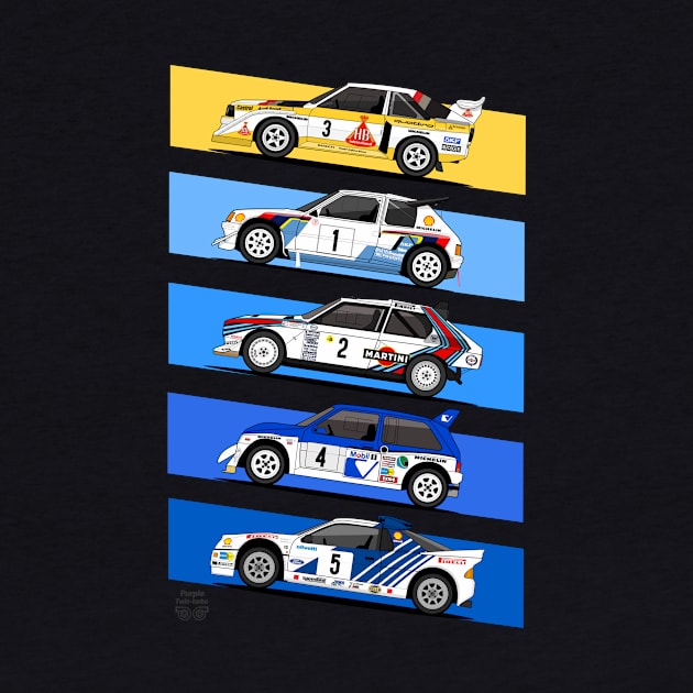 Group B 1986 line up by Purple twin-turbo